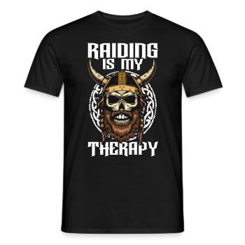 Viking Nordic - T-shirt homme - noir - Devant - AI Model Male 178 light (178cm)