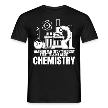 Chemiker Chemie Spruch Chemikant - Männer T-Shirt - Schwarz - Vorne - AI Model Male 178 light (178cm)