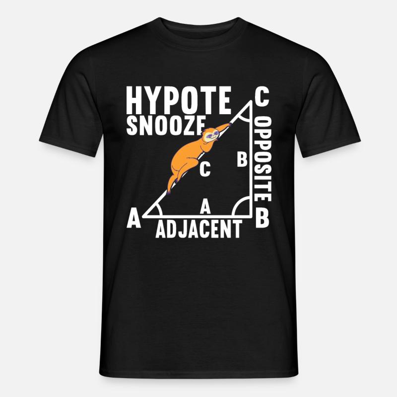 Mathe Mathelehrer - Männer T-Shirt - Schwarz