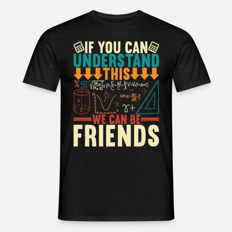 Math Math Teacher - Men's T-Shirt - black