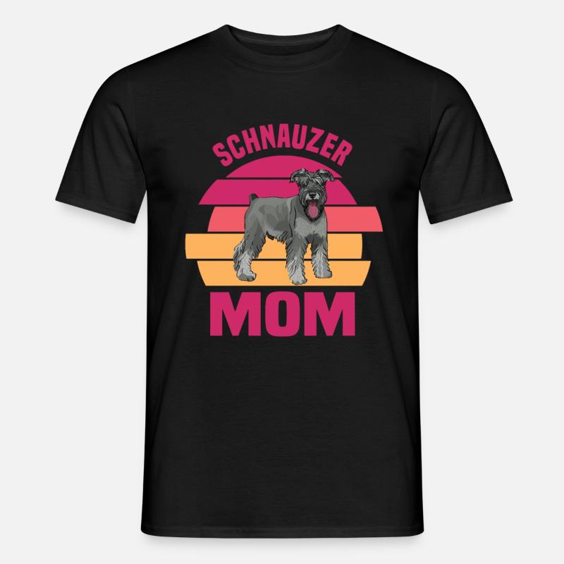Schnauzer - Männer T-Shirt - Schwarz