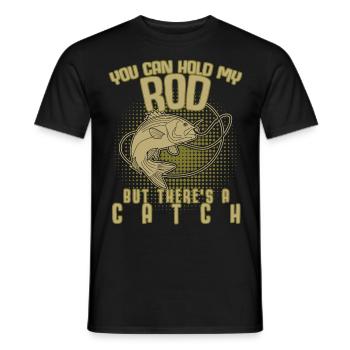 Pêcheur Angel Fischer Pêche au poisson - T-shirt homme - noir - Devant - AI Model Male 178 light (178cm)