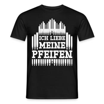 Orgel Orgelspieler Organist Orgelbauer - Männer T-Shirt - Schwarz - Vorne - AI Model Male 178 light (178cm)
