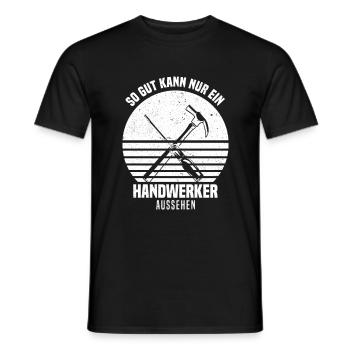 Maurer - Männer T-Shirt - Schwarz - Vorne - AI Model Male 178 light (178cm)