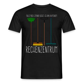Galabauer Rechenzentrum Gärtner Galabau - Männer T-Shirt - Schwarz - Vorne - AI Model Male 178 light (178cm)