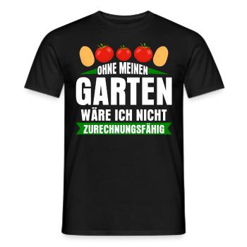 Galabauer Garten Galabau Gärtner - Männer T-Shirt - Schwarz - Vorne - AI Model Male 178 light (178cm)