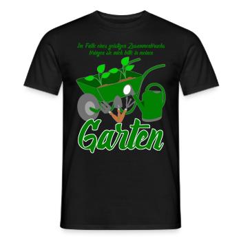 Galabauer Garten Gärtner Galabau - Männer T-Shirt - Schwarz - Vorne - AI Model Male 178 light (178cm)