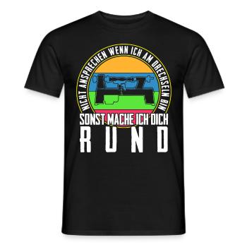 Drechsler Drechselbank Drechseln - Männer T-Shirt - Schwarz - Vorne - AI Model Male 178 light (178cm)