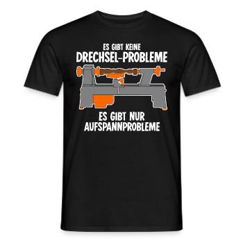 Drechsler Drechseln Drechselbank - Männer T-Shirt - Schwarz - Vorne - AI Model Male 178 light (178cm)