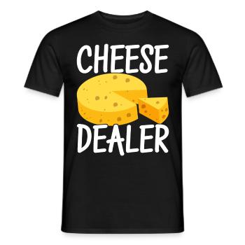 Amateurs de fromage Gouda - T-shirt homme - noir - Devant - AI Model Male 178 light (178cm)