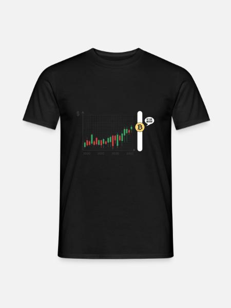 Bitcoin Bulle BTC Crypto Miner - Men's T-Shirt - black