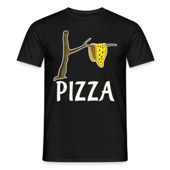 Pizza Restaurant Pizza Maker Pizzaria - Men's T-Shirt - black - Front - AI Model Male 178 light (178cm)