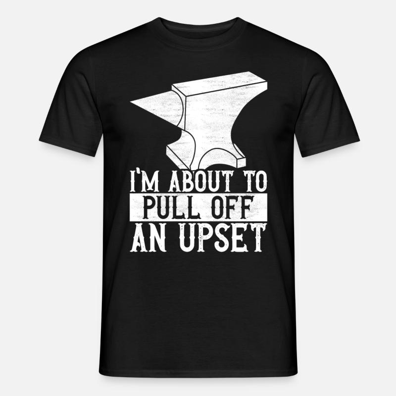 Blacksmith Forging Anvil - Men's T-shirt - black