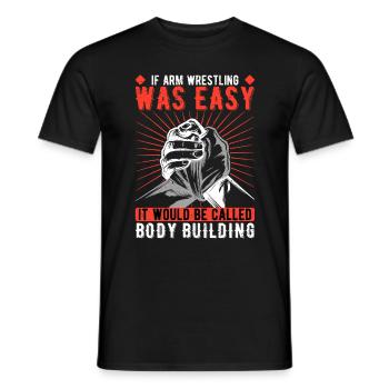 Bras de fer Bras de fer - T-shirt homme - noir - Devant - AI Model Male 178 light (178cm)