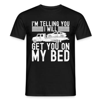 Abschleppwagen Abschleppdienst - Männer T-Shirt - Schwarz - Vorne - AI Model Male 178 light (178cm)