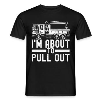 Service de remorquage de dépanneuse - T-shirt homme - noir - Devant - AI Model Male 178 light (178cm)