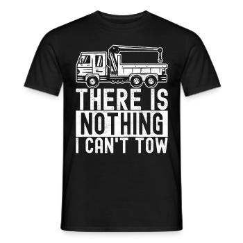 Abschleppwagen Abschleppdienst - Männer T-Shirt - Schwarz - Vorne - AI Model Male 178 light (178cm)