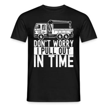 Service de remorquage de dépanneuse - T-shirt homme - noir - Devant - AI Model Male 178 light (178cm)