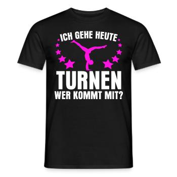 Turnen Gymnastik Turnerin - Männer T-Shirt - Schwarz - Vorne - AI Model Male 178 light (178cm)