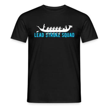 Course de bateaux-dragons Équipe de tête de bateau dragon - T-shirt homme - noir - Devant - AI Model Male 178 light (178cm)
