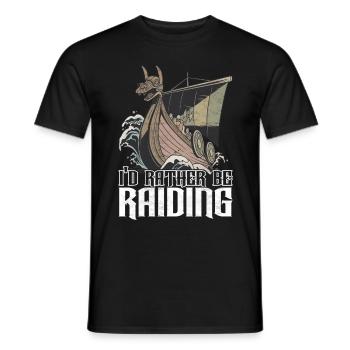 Wikinger Nordische Mythologie - Männer T-Shirt - Schwarz - Vorne - AI Model Male 178 light (178cm)