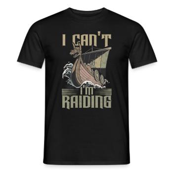 Wikinger Nordische Mythologie - Männer T-Shirt - Schwarz - Vorne - AI Model Male 178 light (178cm)