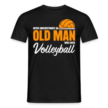Volleyball Player Volleyballer - Männer T-Shirt - Schwarz - Vorne - AI Model Male 178 light (178cm)