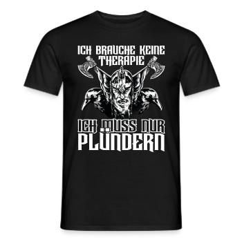 Wikinger Nordische Mythologie - Männer T-Shirt - Schwarz - Vorne - AI Model Male 178 light (178cm)