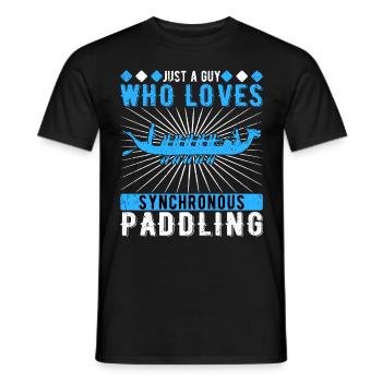 Drachenbootrennen Drachenboot Dragon Boat Race - T-shirt homme - noir - Devant - AI Model Male 178 light (178cm)