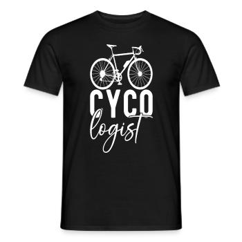 Fahrrad Fahrradfahrer - Männer T-Shirt - Schwarz - Vorne - AI Model Male 178 light (178cm)