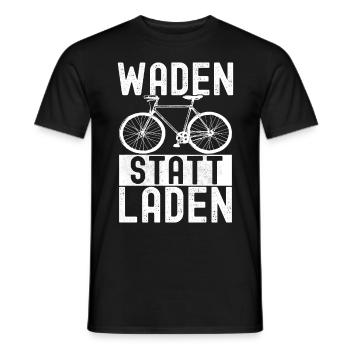Fahrrad Fahrradfahrer - Männer T-Shirt - Schwarz - Vorne - AI Model Male 178 light (178cm)