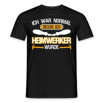 Heimwerker Witz Heimwerken - Männer T-Shirt - Schwarz - Vorne - AI Model Male 178 light (178cm)