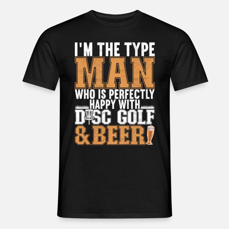 Disc Golf Disc Golfer - Men's T-shirt - black
