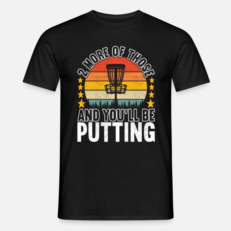 Disc Golf Disc Golfer - Men's T-shirt - black