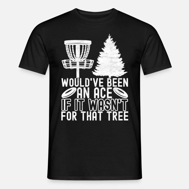Disc Golf Discgolfspieler - Männer T-Shirt - Schwarz