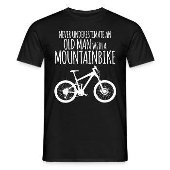 VTT VTT VTT VTT - T-shirt homme - noir - Devant - AI Model Male 178 light (178cm)