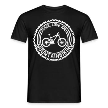VTT VTT vététistes - T-shirt homme - noir - Devant - AI Model Male 178 light (178cm)