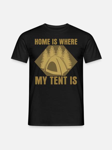 Camping Camping Tent Camping - Men's T-Shirt - black