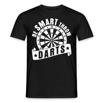 Darts Darts Player Darts Darts - Men's T-Shirt - black - Front - AI Model Male 178 light (178cm)