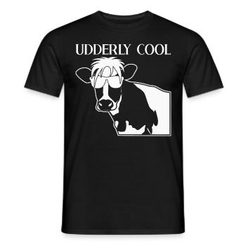 Cow Farmer Ferme Veau Veau Vaches - T-shirt homme - noir - Devant - AI Model Male 178 light (178cm)