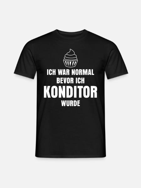 Konditor Backen Cupcakes Konditorei - Männer T-Shirt - Schwarz