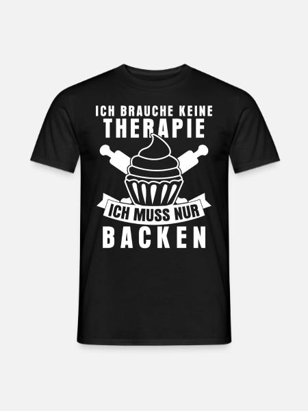 Bäcker Backen Cupcakes Bäckerei - Männer T-Shirt - Schwarz