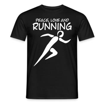 Course à pied marathon de jogging - T-shirt homme - noir - Devant - AI Model Male 178 light (178cm)