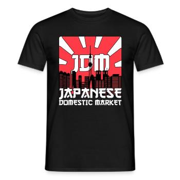 JDM Motorsport Auto Tuning Automotive - Männer T-Shirt - Schwarz - Vorne - AI Model Male 178 light (178cm)