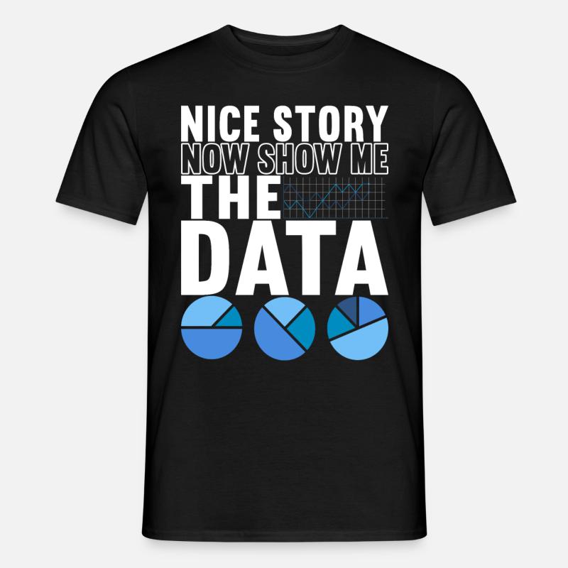 Data Scientist Data Analyst - Männer T-Shirt - Schwarz