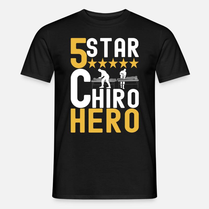 Chiropractor Chiropractic Physiotherapy - Men's T-Shirt - black