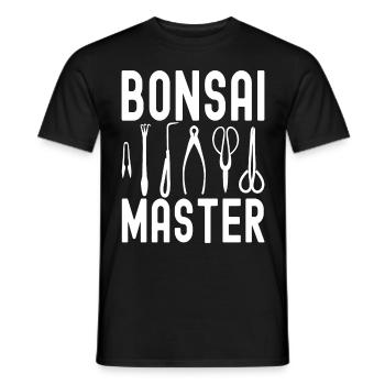 Bonsai tree Bonsai - Men's T-Shirt - black - Front - AI Model Male 178 light (178cm)