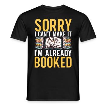 Bibliothèque de rats de bibliothèque de livres de lecture - T-shirt homme - noir - Devant - AI Model Male 178 light (178cm)