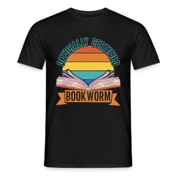 Lire des livres Rat de bibliothèque - T-shirt homme - noir - Devant - AI Model Male 178 light (178cm)