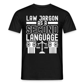 Jura Student Richter Staatsanwalt - Männer T-Shirt - Schwarz - Vorne - AI Model Male 178 light (178cm)